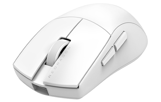 Mouse Gamer Redragon King Pro Lunar White, Wireless, 26000 Mouse Gamer Redragon King Pro Lunar White, Wireless, 26000